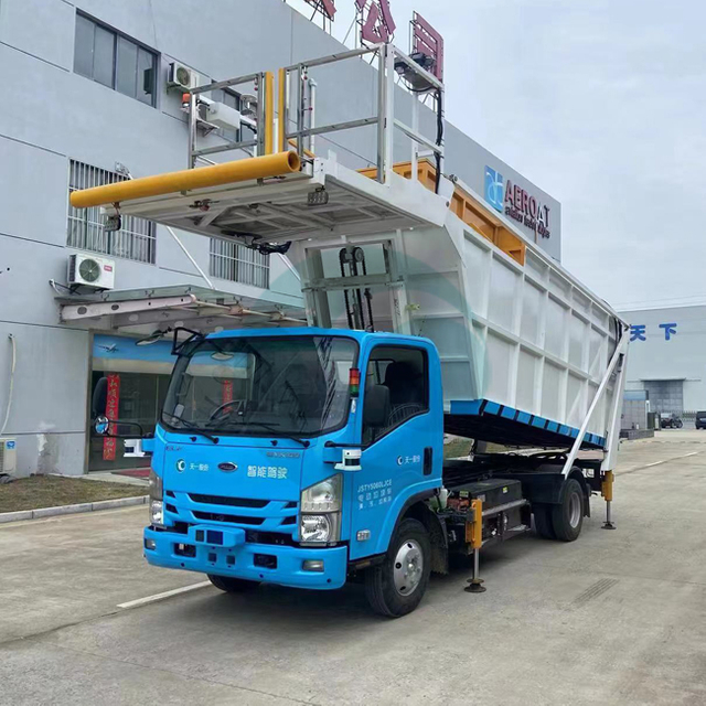 ڈرائیور کے بغیر کچرے کی گاڑیاں