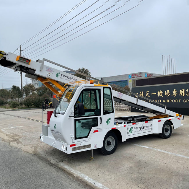 Bagažo konvejerio juostinis krautuvas