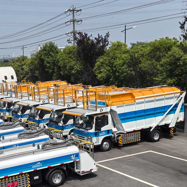รถบรรทุกขยะเครื่องบินไฟฟ้า