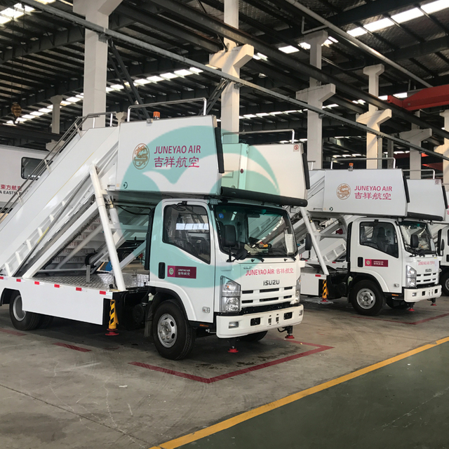 Flugzeugpassagiertreppe