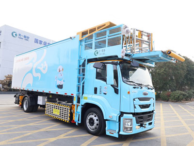 Changkong Airlines aviakompaniyasi Tianyi GSE elektr aviakompaniyasining umumiy ovqatlanish avtomobilini taqdim etdi.